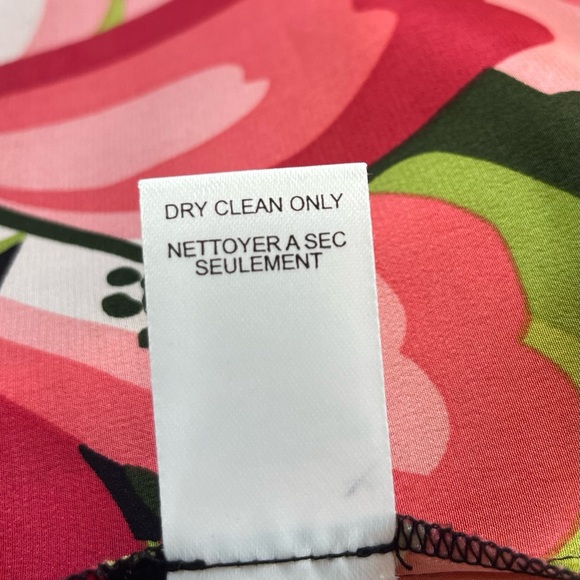 Nanette Lepore Embellished Multicolor Scoop Neck Top Size 2 - Picture 9 of 9